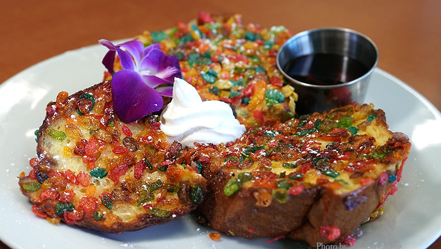 Fruity pebbles French toast