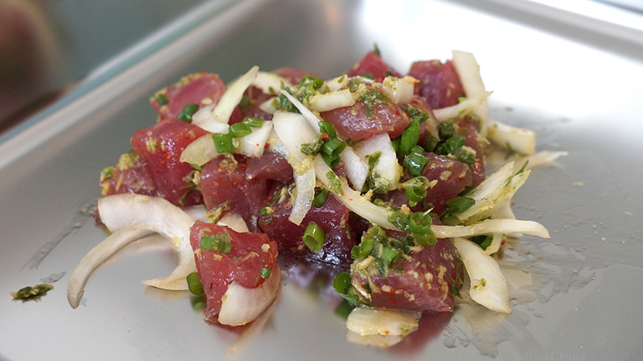 ginger scallion poke