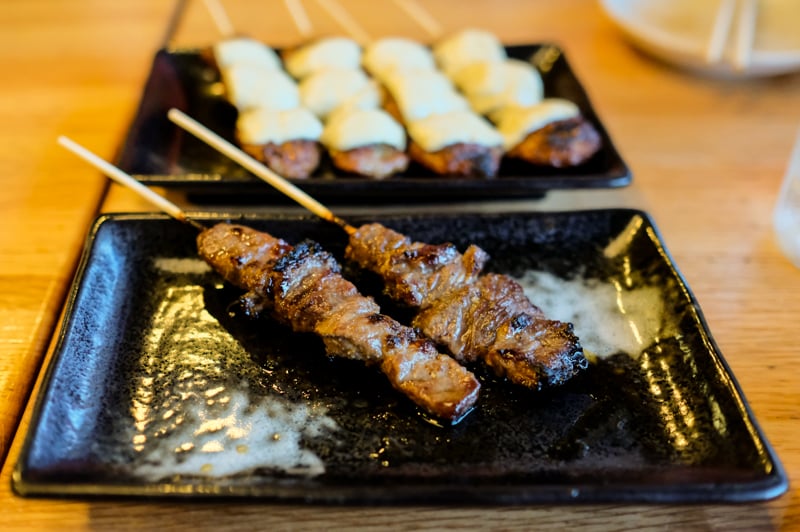 Gyukushi - beef sticks are okay, but not as good as the former beef tongue offering. 