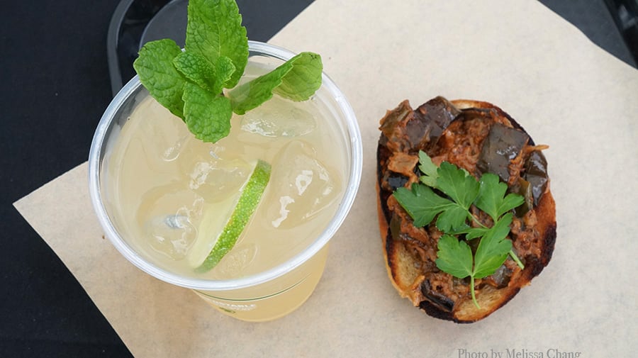 Green tea eggplant
