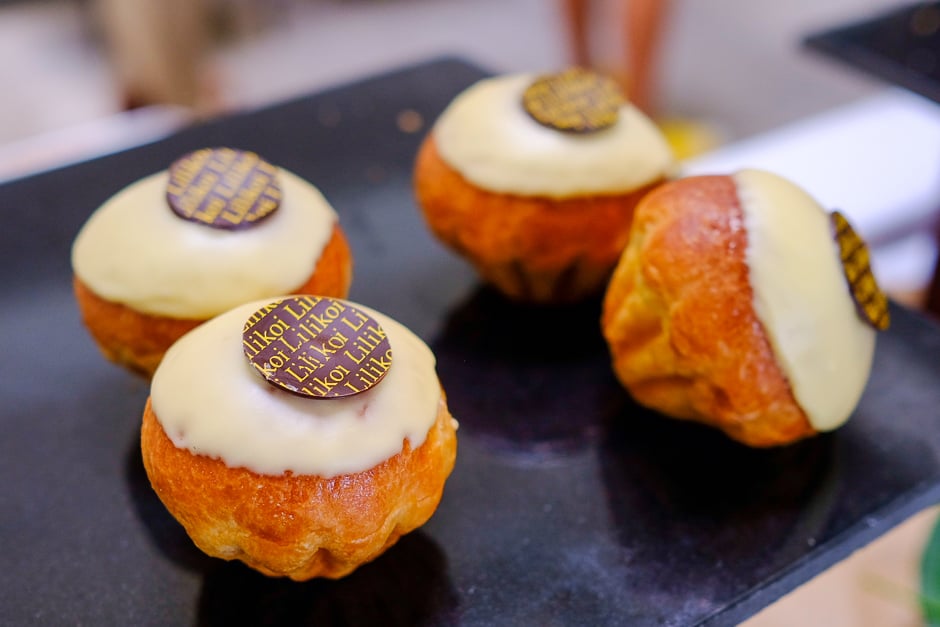 Halekulani bakery's lilikoi brioche muffin 