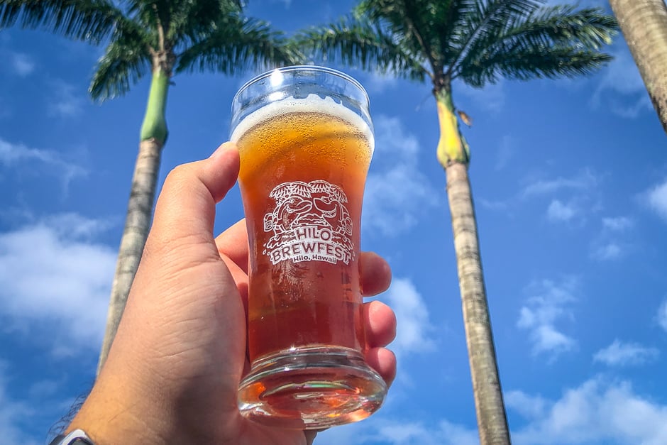 Beer at Hilo Brew fest