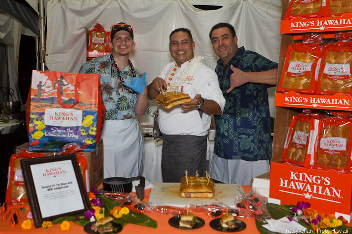 The King's Hawaiian Bread crew, promoting their new jalapeno bread.