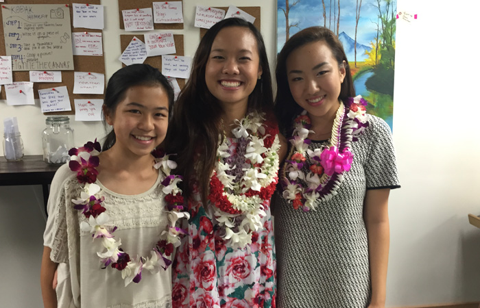 The Canvas' founders - Isabel Wong, Tiffany Chang and Jessica Kim.