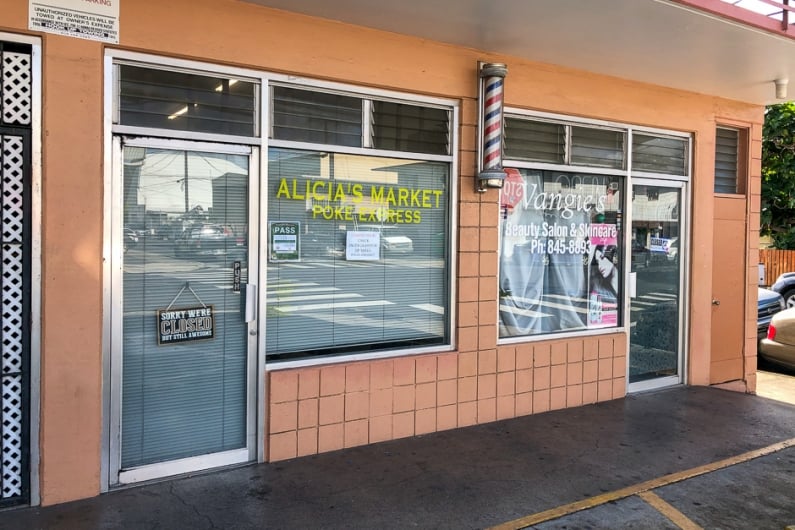 Alicia's Market Poke Express storefront