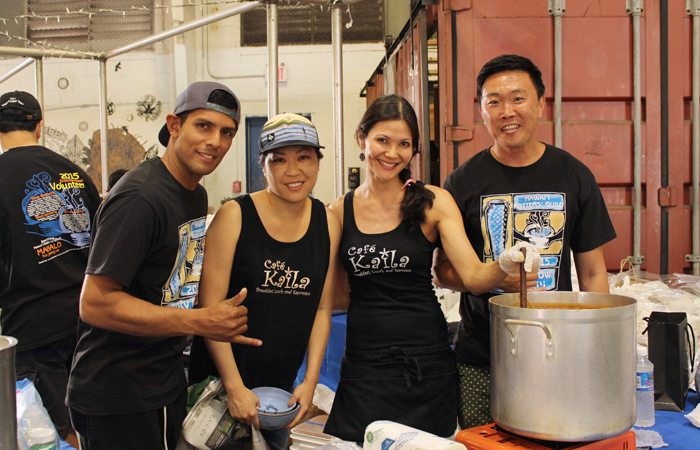 Now it's time to eat! The Cafe Kaila team made a creamy chicken tortilla soup.