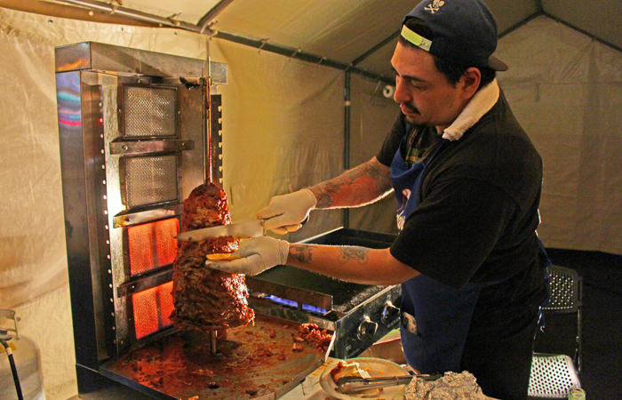 Last Friday they were serving up al pastor tacos ($2) all night long so be sure to follow their Facebook page.