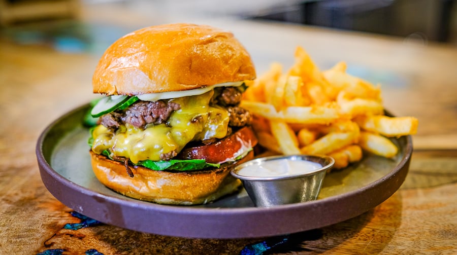 island vintage burger