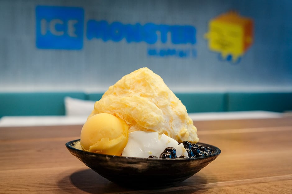 Ice Monster papaya milk sensation shave ice