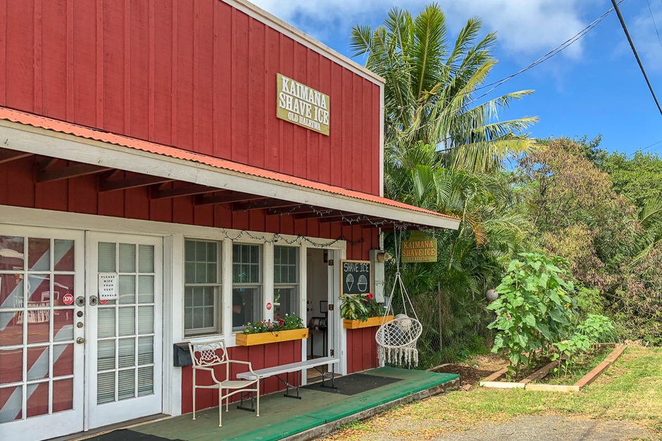Kaimana Shave Ice in Old Haleiwa Town