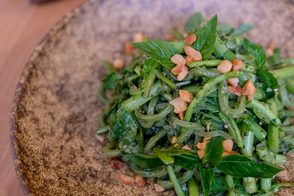 Kale Udon Basil pesto