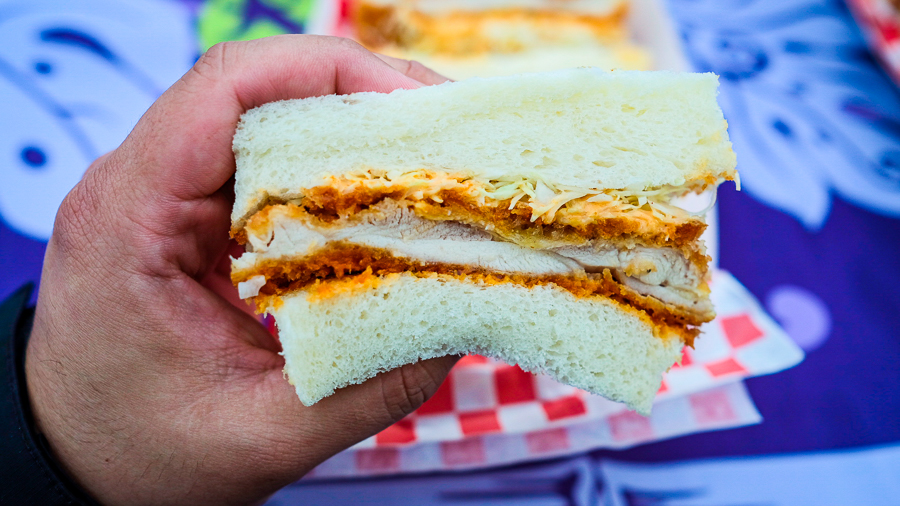 Katsu Sando Tatsuya chicken katsu sandwich