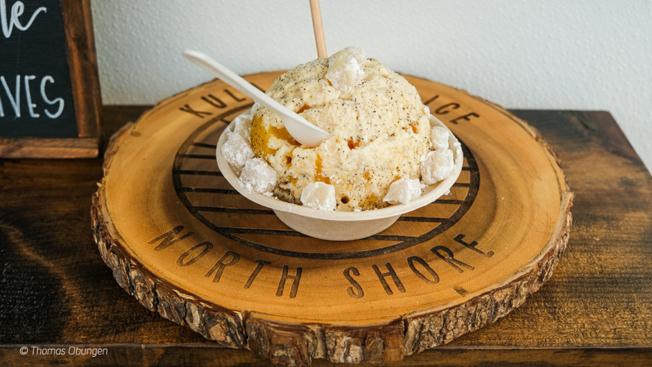 Lilikoi dreamsicle shave ice