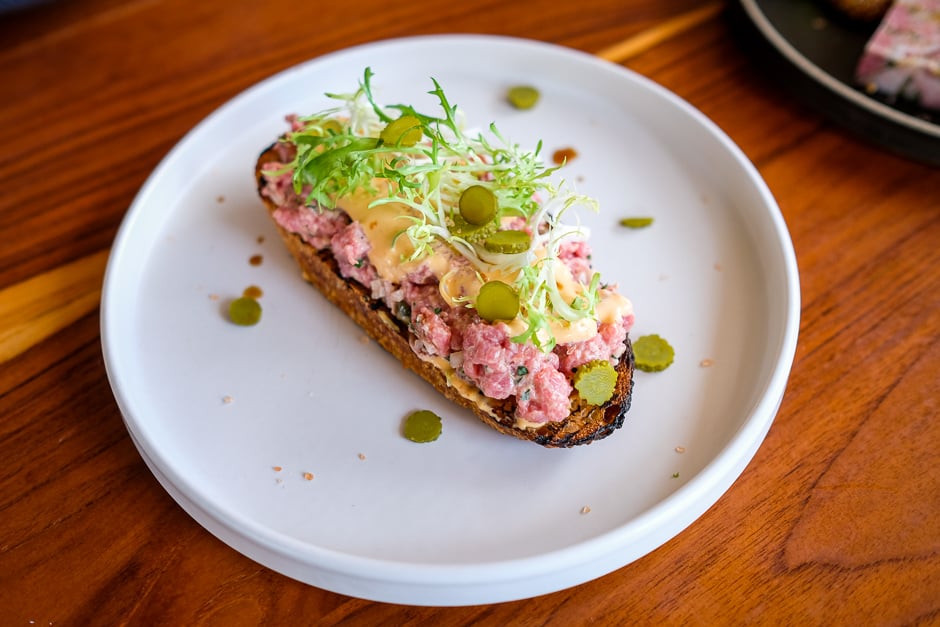 Kunoa Cattle Co beef tartare