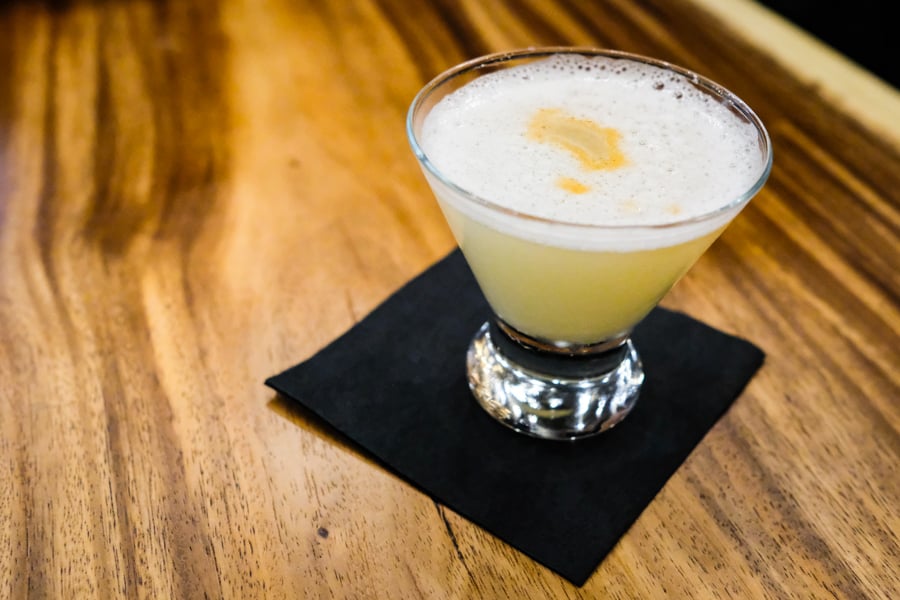 Limon's Pisco Sour cocktail. 