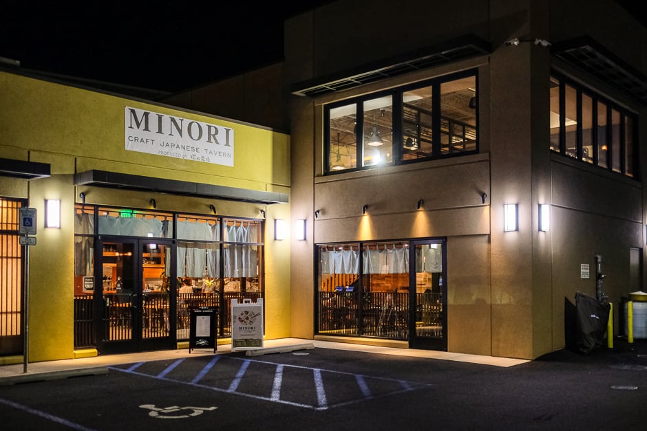 Minori Craft Japanese Tavern on Kalakaua Avenue.