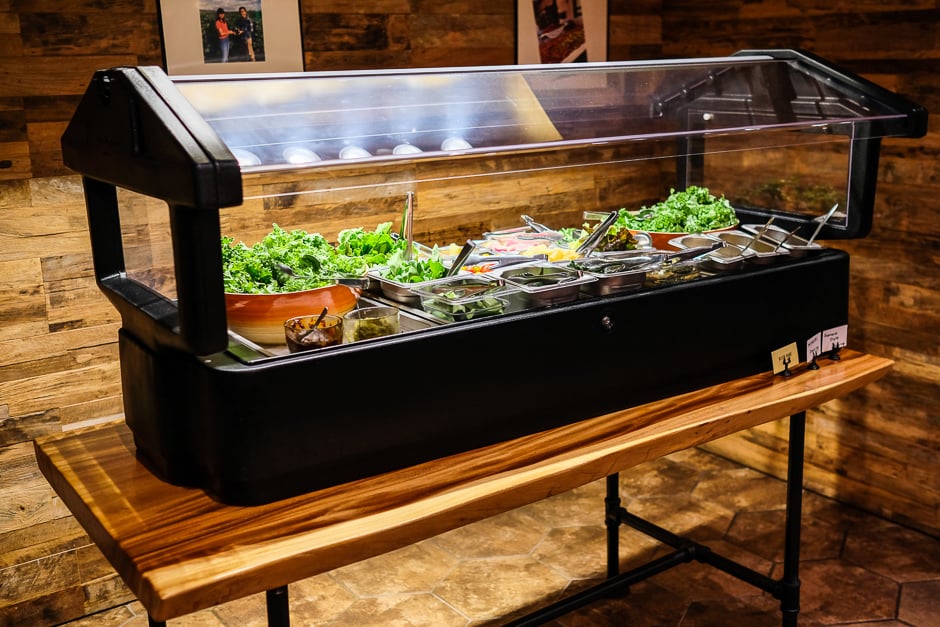 Minori All-you-can-eat Locally Grown Salad bar