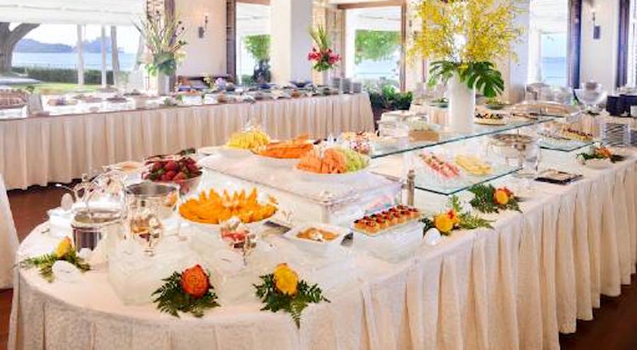 Halekulani Orchids Sunday brunch