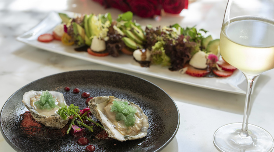 Oysters & greens