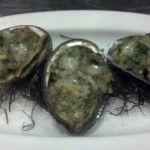 Roy's Poipu- Keahole Abalone Rockefeller - Served with Hawaiian Chili Pepper Water and Kunana Kale