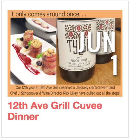 12th Avenue Grill cuvee dinner