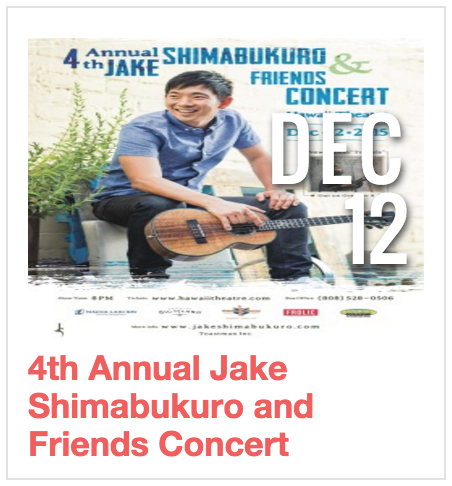 Jake Shimabukuro and Friends Concert
