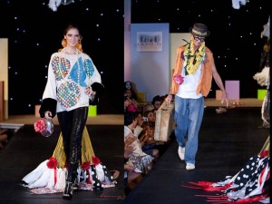 Anya from America's Next Top Model season 10 and Doug Jago during the Chic in the City finale walk. Photo by Dennis Layne photography.