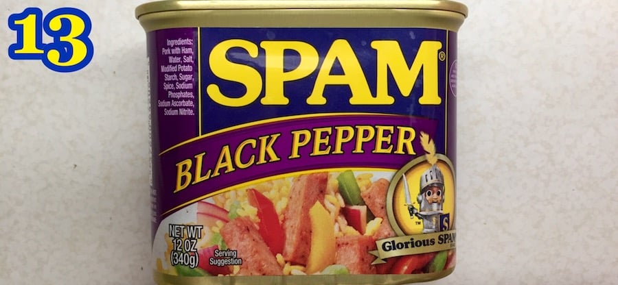 SPAM Taste Test -- 6 Flavors 