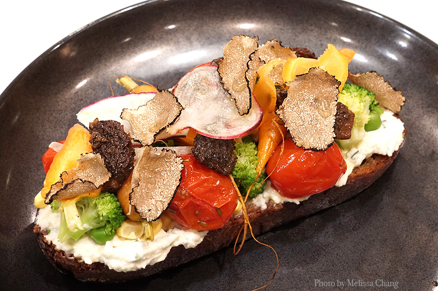 summer truffle tartine