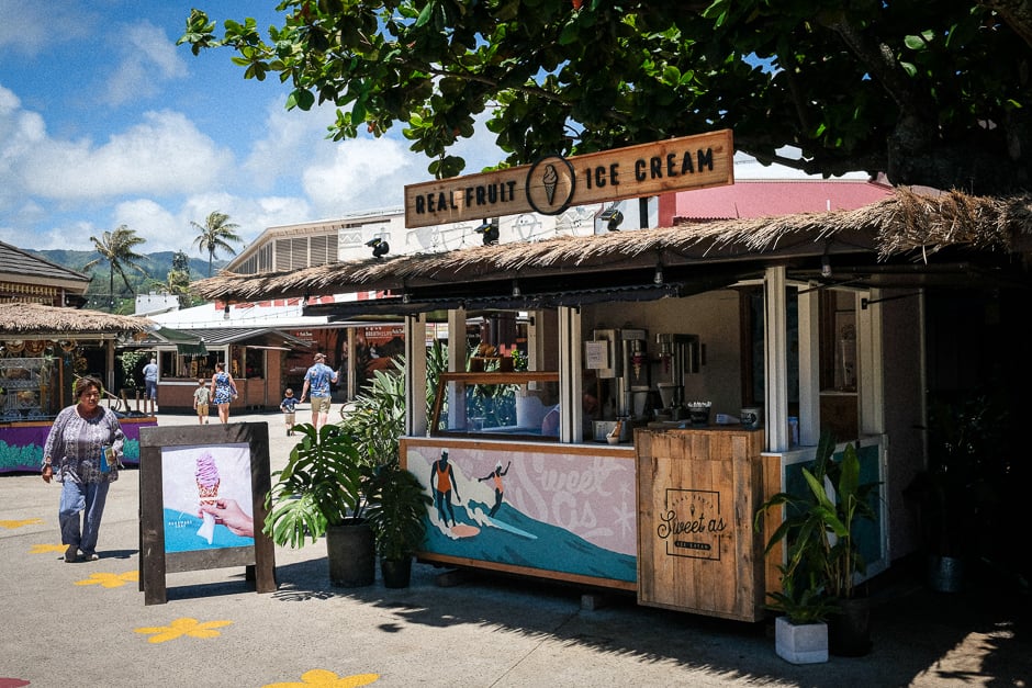 Sweet As ice cream in the Hukilau Marketplace