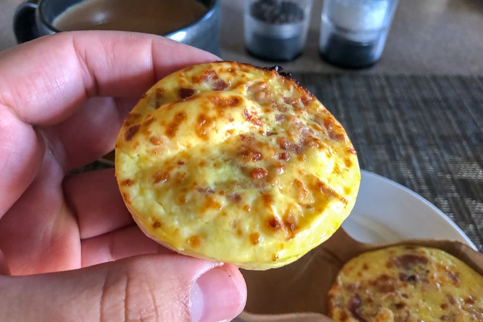 A single egg bite.