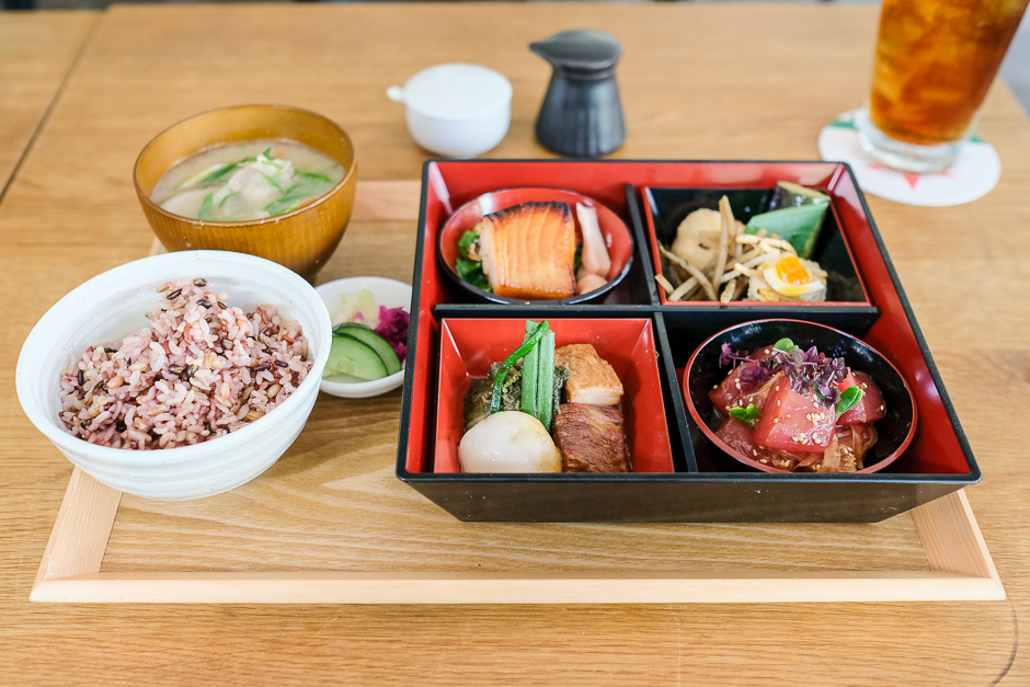 Zigu's Eat Local Gozen Bento set ($22)