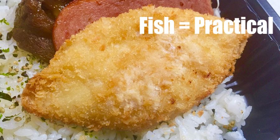 Fried fish in a Zip Pac bento