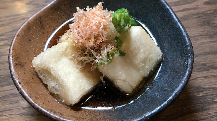 Agedashi tofu