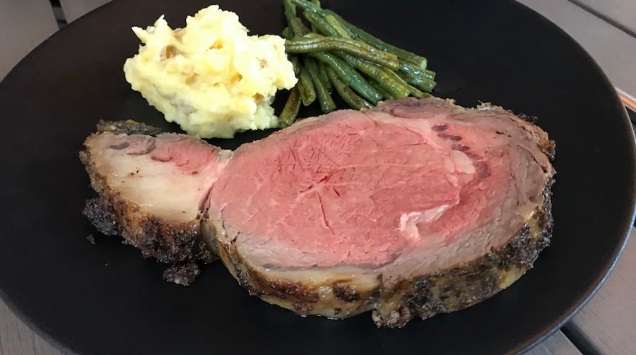 Basalt prime rib closeup