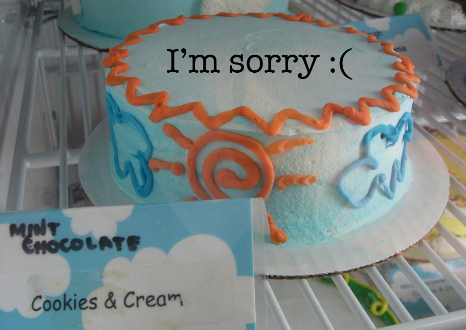 Order Apology Cakes in India | Send I am Sorry Cakes Online