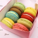 CAKEWORKS: Assorted French macarons in Creamsicle, Kona cappuccino, salt caramel, lilikoi, chocolate, red velvet and strawberry guava flavors