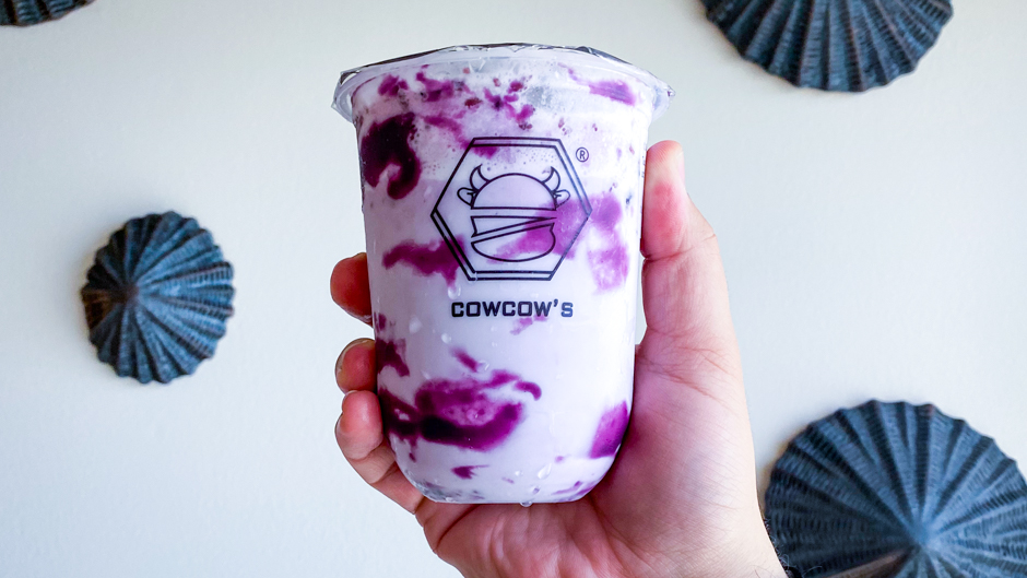 cowcow's tea ube yogurt drink