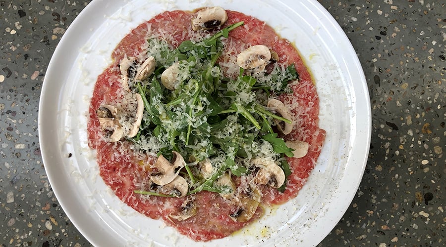 Deck wagyu carpaccio
