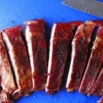 FIVE-O HAWAIIAN STYLE SMOKED RIBS: Rib plate, chicken plate, brisket plate, pulled pork sandwich, chili