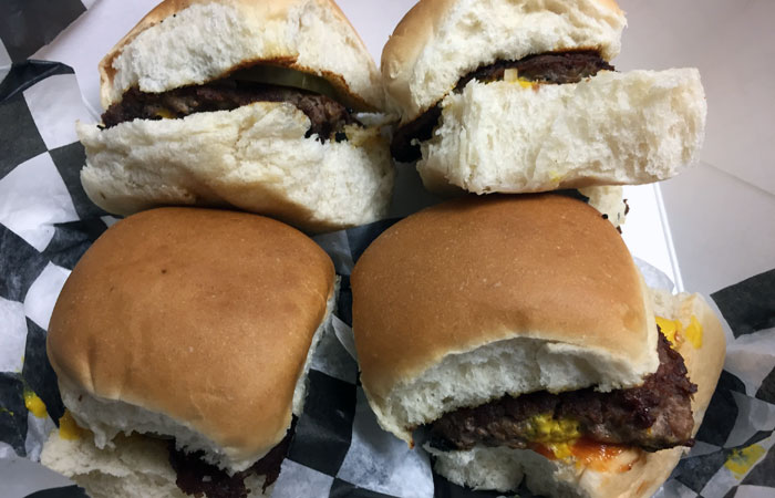 The Second city sliders ($6) are the best bang for your buck, since each order includes four sliders and fries.