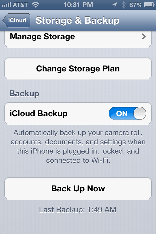Make sure iPhone is backed up ti iCloud