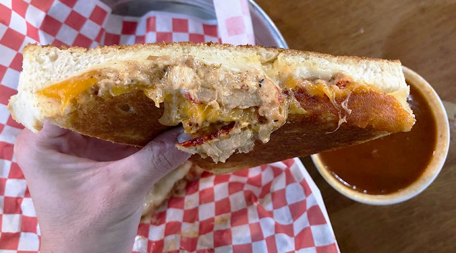 Jolene's Market soup and sandwich combo