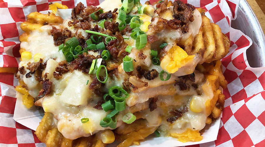 Waffle fries