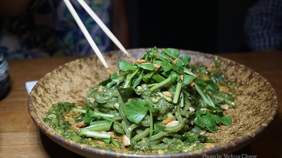 pesto udon