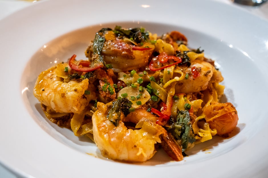 shrimp and chorizo pasta