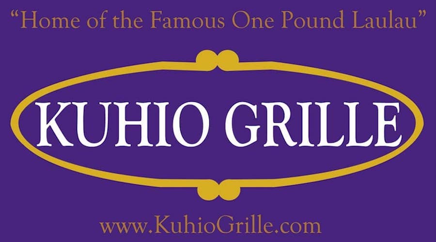 kuhio grille sign