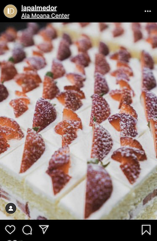 rows and rows of strawberry-topped shortcakes