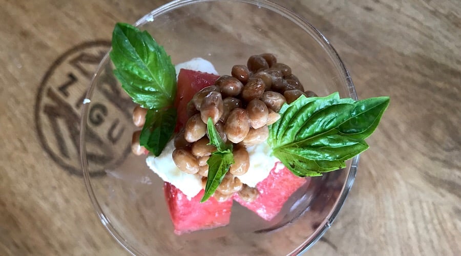 natto watermelon parfait