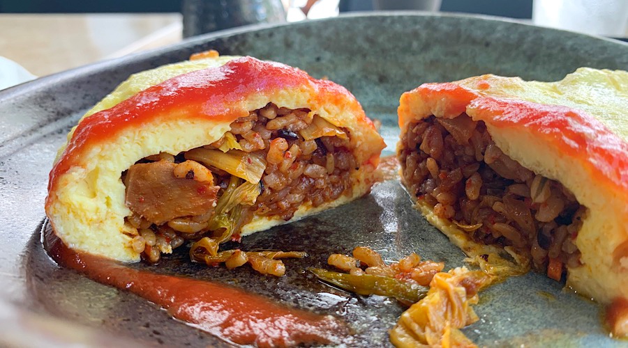 O'Kims Kimchi Fried Rice (brunch menu)